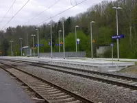 Schienen am Bahnhof Maulbronn West